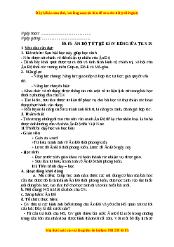 Giáo án Bài 5 Lịch sử 7 Kết nối tri thức (2024): Ấn Độ từ thế kỉ thứ IV đến giữa thế kỉ thứ XIX
