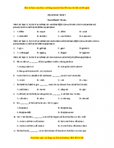Đề luyện thi vào 10 môn Tiếng anh năm 2023 có đáp án (Đề 8)