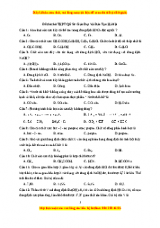 Bộ 15 đề thi thử THPT Quốc Gia Hóa học năm 2018 chọn lọc từ Sở GD cả nước