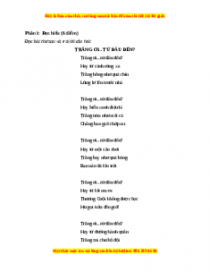 Đề thi giữa kì 1 Ngữ Văn lớp 7 Cánh diều có đáp án (Đề 9)