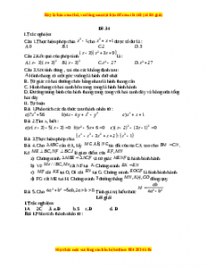 Đề thi giữa kì 1 Toán 8 năm 2023 - Đề 34
