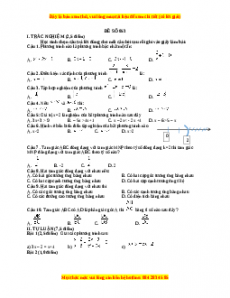 Đề thi cuối học kì 2 Toán 8 năm 2022 - 2023 - Đề 53