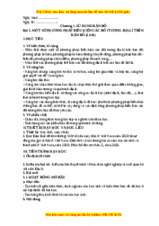 Giáo án Bài 2 Địa lí 10 Kết nối tri thức (2024): Một số phương pháp biểu  hiện các đối tượng địa lí trên bản đồ địa lí