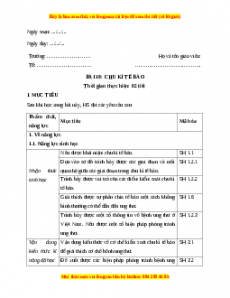 Giáo án Sinh học 10 Bài 18 (Chân trời sáng tạo): Chu kì tế bào