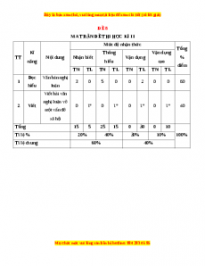 Đề thi cuối học kì 2 Ngữ Văn 10 Kết nối tri thức có đáp án (Đề 8)
