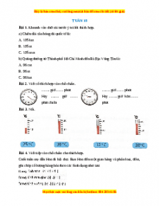 Bài tập cuối tuần Toán lớp 3 Tuần 18 Chân trời sáng tạo (có lời giải)
