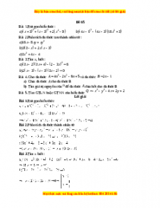 Đề thi giữa kì 1 Toán 8 năm 2023 - Đề 65