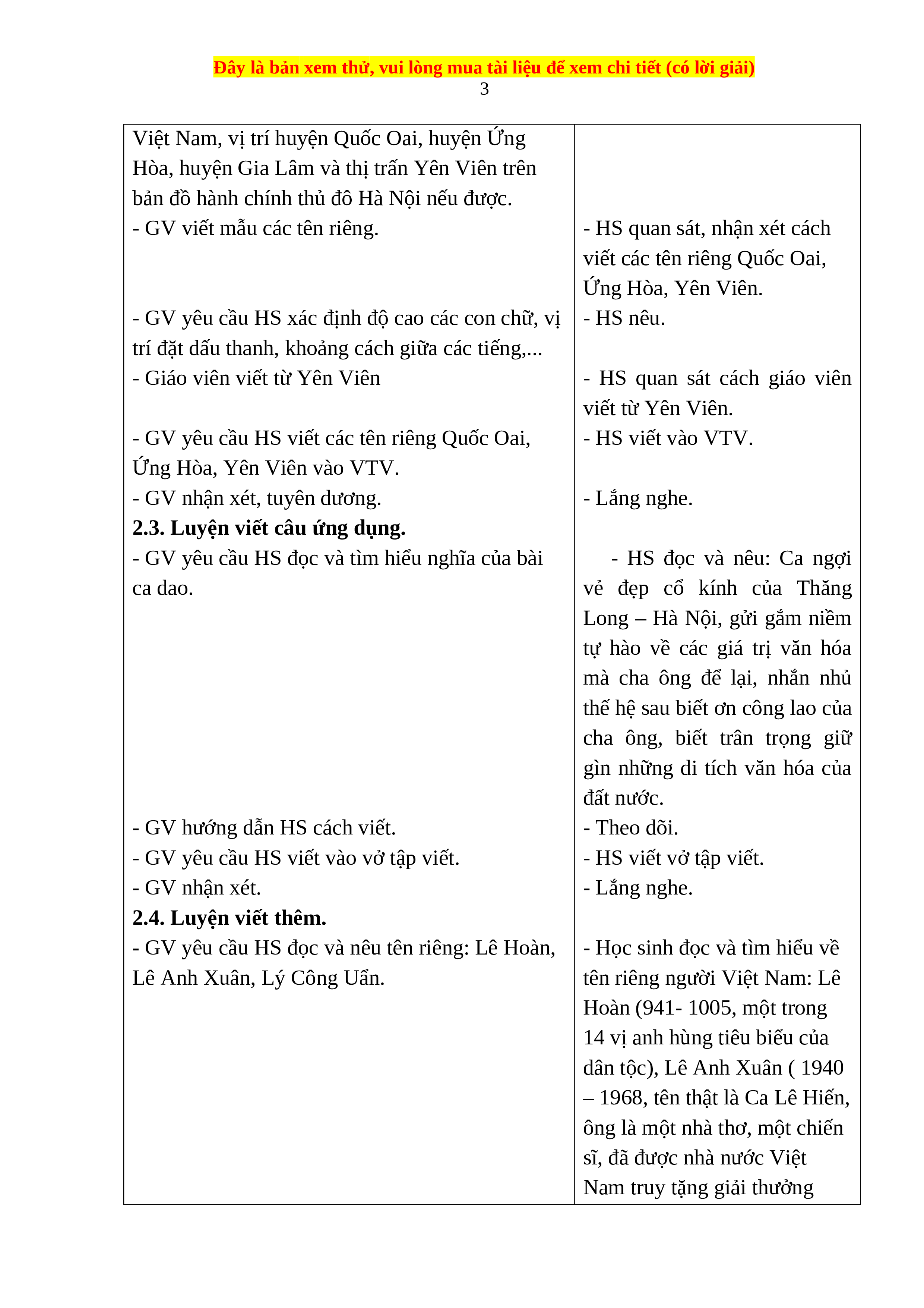 Giáo án Ôn tập giữa học kỳ II (Tiết 1) Tiếng việt 3 Chân trời sáng tạo