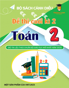 Bộ 15 đề thi cuối kì 2 Toán lớp 2 Cánh diều tạo có đáp án
